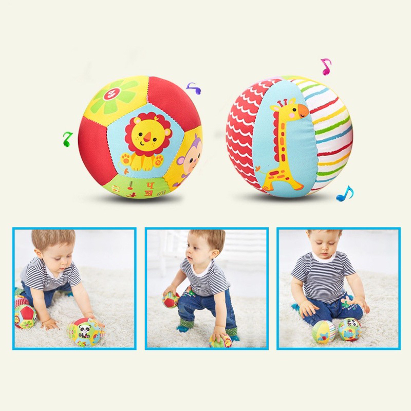 Bóng Vải Lục Lạc Cho Bé Fisher Price