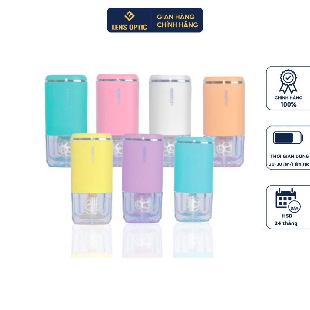 Máy rửa lens LENS OPTIC Eyekan loại bỏ bụi bẩn, cặn protein bám trên lens