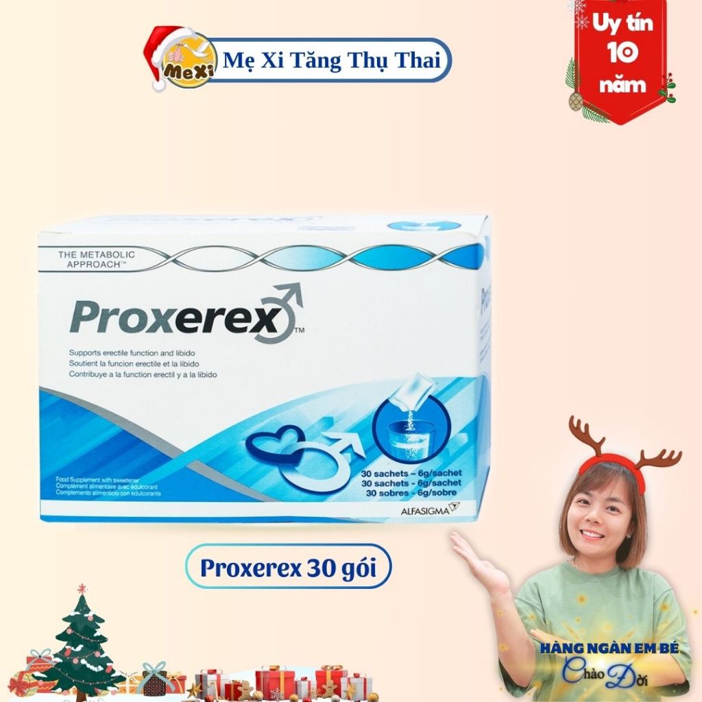 Mẹ Xi Proxerex 30 gói vitamin tổng hợp, hỗ trợ sinh lý nam