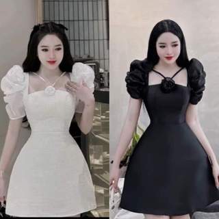 Thời trang nữ đầm váy thiết kế vải tafta dự tiệc bigsize 50 -95kg dịp noel