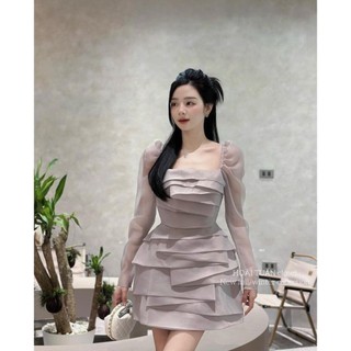  Váy nữ xinh váy tiểu thư dự tiệc sang trọng váy thiết kế váy bánh bèo đầm nữ dự tiệc sang trọng đầm đi ăn cưới đẹp 