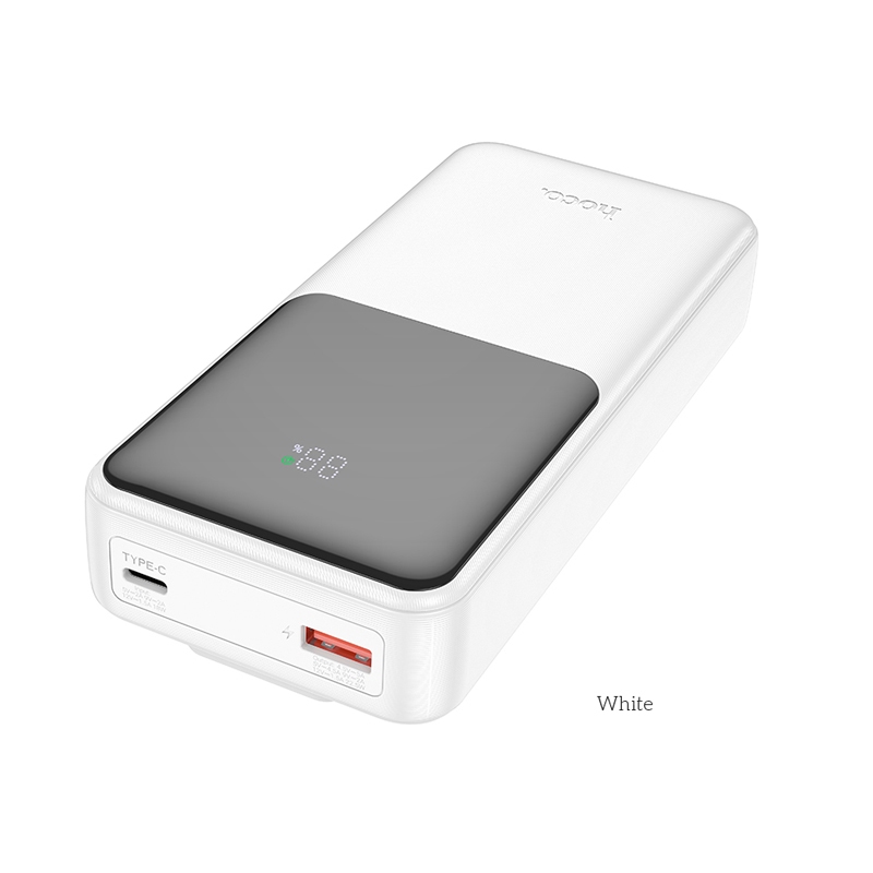 Pin dự phòng tích hợp 2 cáp sạc nhanh Hoco J119A 20000mAh QC 22.5 và PD 20W - màn hình LCD hiển thị