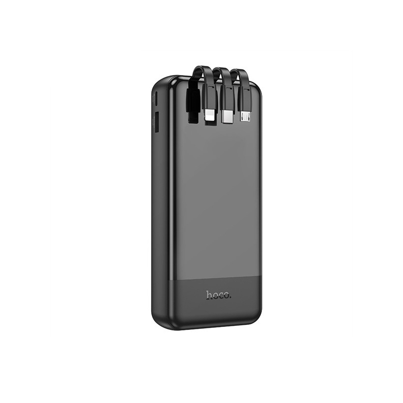 Pin dự phòng tích hợp 2 cáp sạc nhanh Hoco J119A 20000mAh QC 22.5 và PD 20W - màn hình LCD hiển thị
