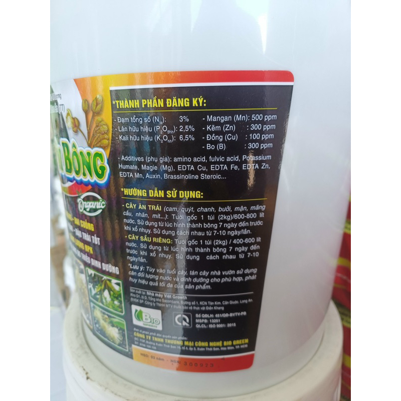 Xô Nuôi Bông Organic