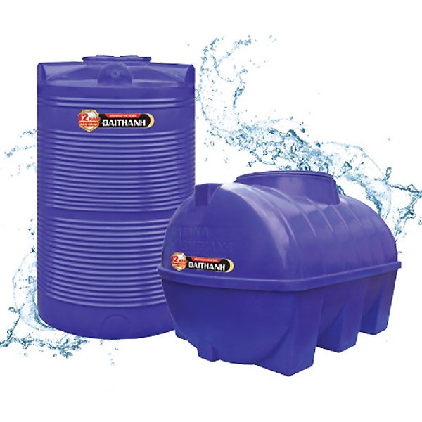 Bồn Nước Nhựa, Téc Nước Đại Thành Thế Hệ Mới Nhiều Dung Tích- Chuyên Đựng Nước Nhiễm Phèn, Nhiễm Mặn, Làm Nước Mắm