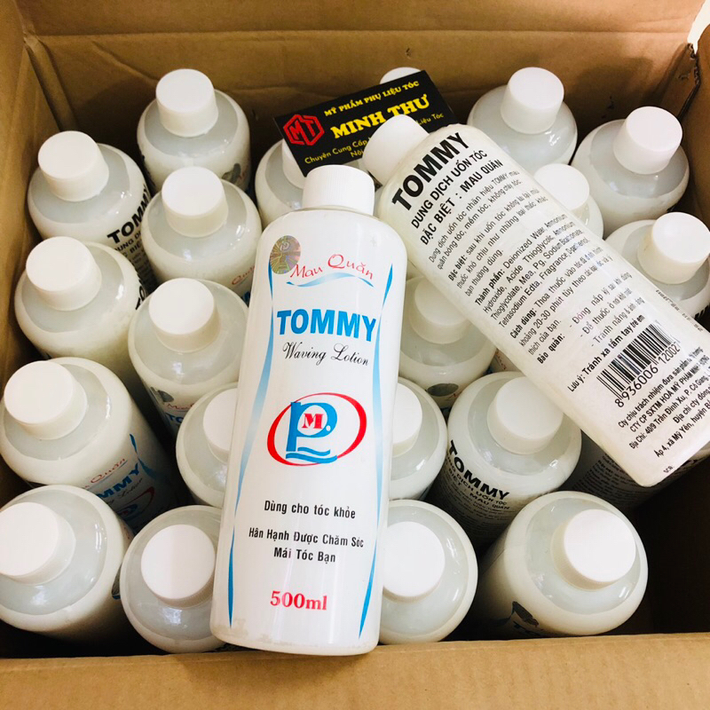Thuốc Uốn Tóc Mau Quăn Tommy CHÍNH HÃNG ( Uốn Lạnh) 500ml