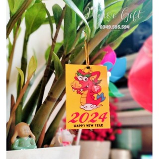 1 Tag treo trang trí Tết ( tặng kèm dây treo)