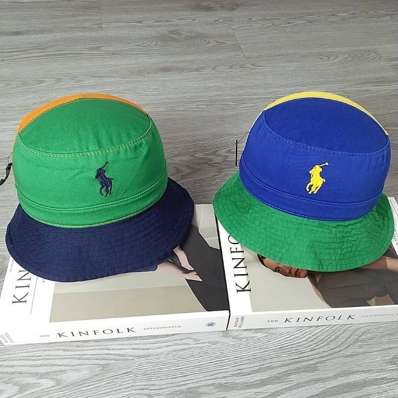 Mũ vành, bucket hat Unisex Po.Lo phối màu siêu chất
