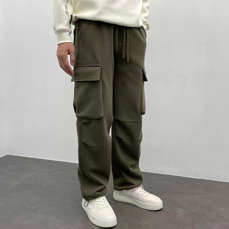 Quần nỉ jogger túi hộp nam gzj