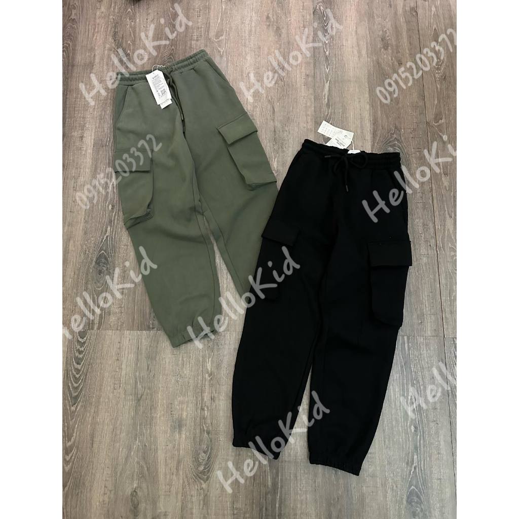 Quần nỉ jogger túi hộp nam gzj