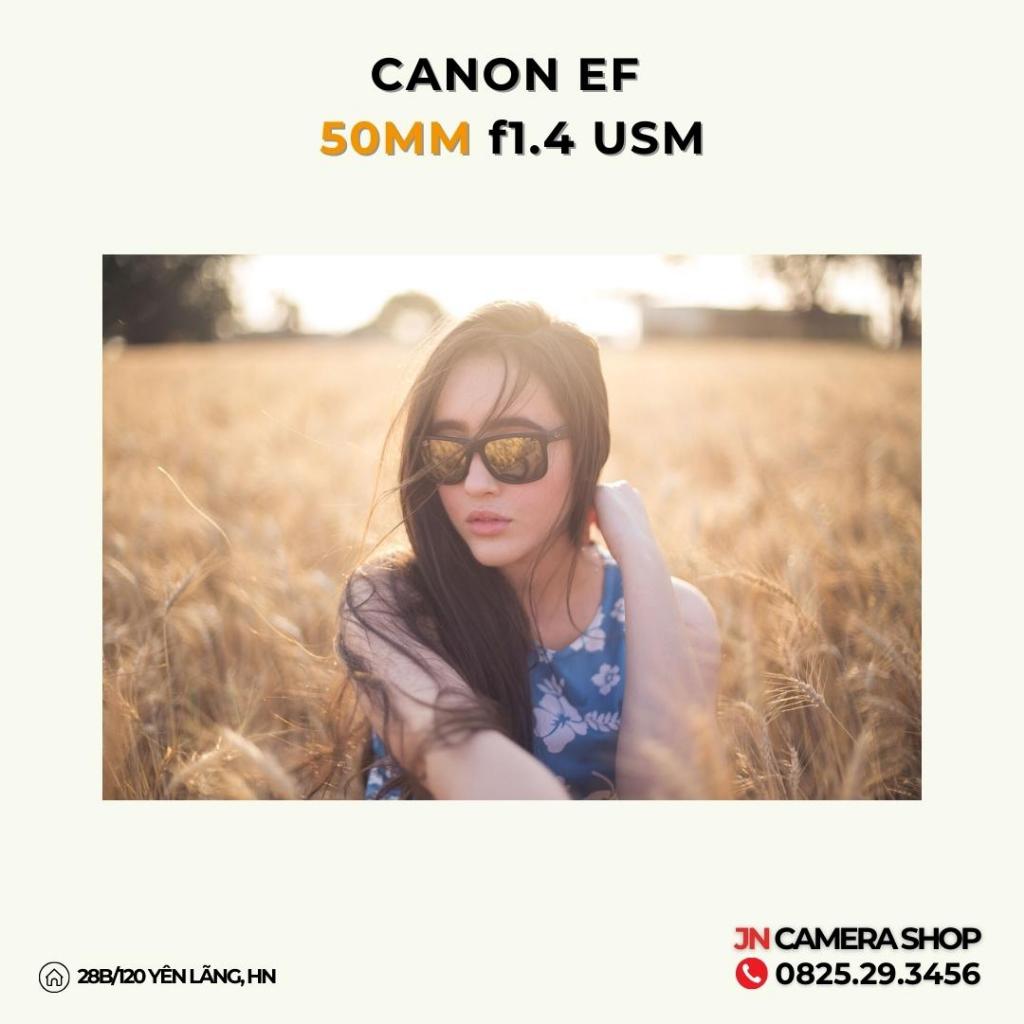 Canon 50mm f1.4 USM Lens Xoá Phông
