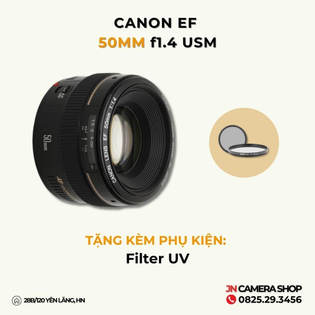 Canon 50mm f1.4 USM Lens Xoá Phông