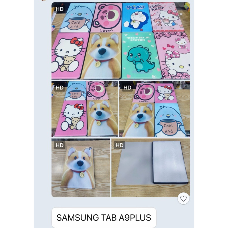 Bao da Samsung Tab A9 , Tab A9plus hình cute