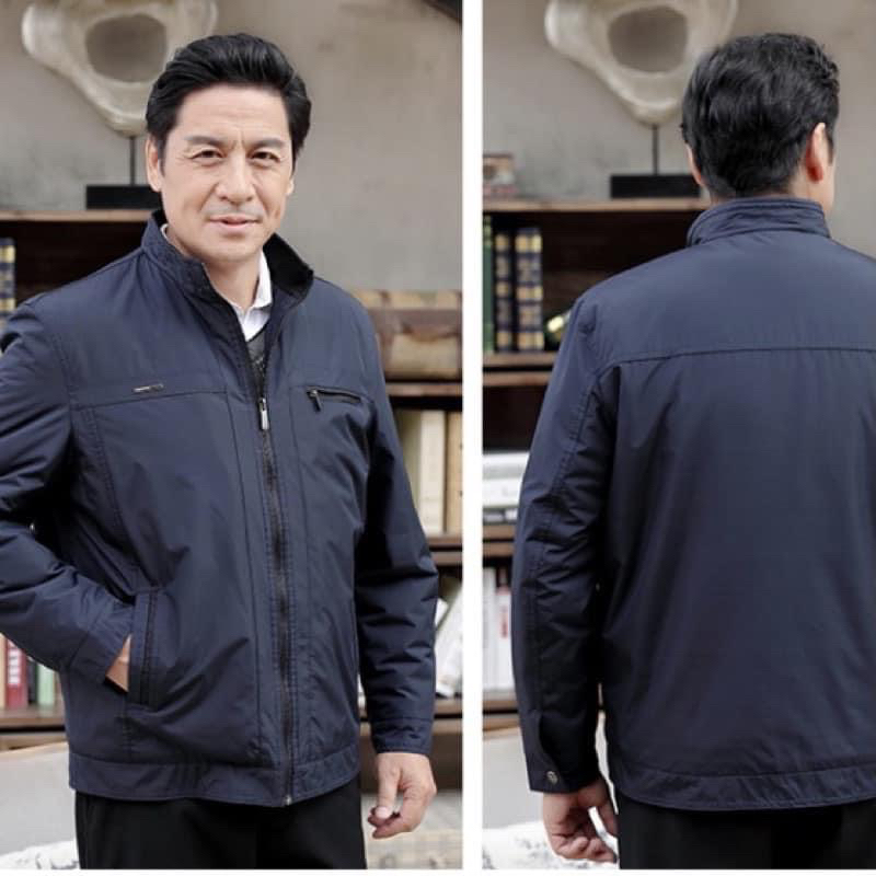 Áo Khoác Tặng Ông, Tặng Bố Lót Lông Siêu Ấm Nặng 1kg