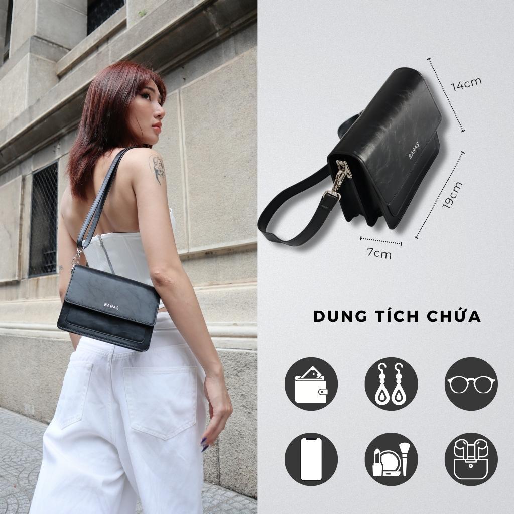 Túi đeo chéo da nữ Clake Bag - BARAS VIETNAM