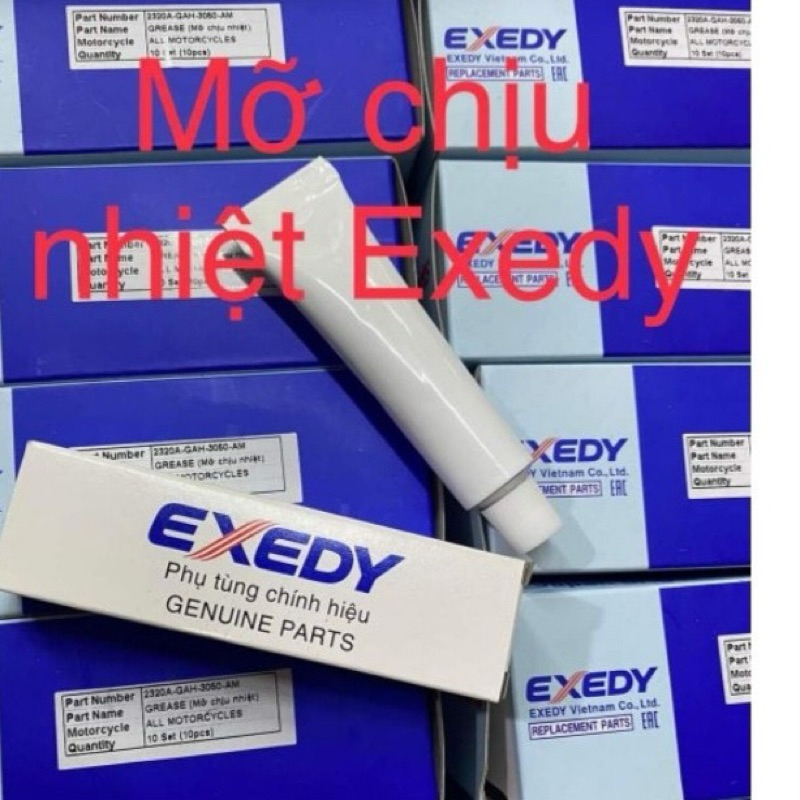 Bộ tuýp mỡ chịu nhiệt chính hãng
