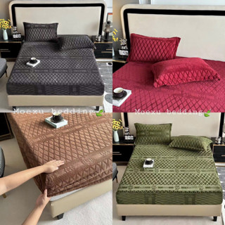 Ga giường và vỏ gối nỉ nhung COCO sữa mềm mịn nhập khẩu loại 1, bộ ga gối nỉ nhung bọc đệm công nghệ mới thoáng khí