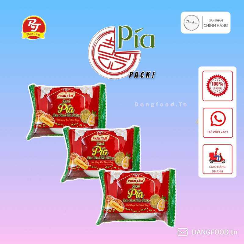 Bánh Pía Đậu Xanh Sầu Riêng Phan Tâm - Giá Thành Cực Rẻ 🔥 Bánh Mini Siêu Thơm Vị