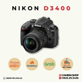 Bộ máy ảnh Nikon D3400 kèm ống kính 18-55mm VR