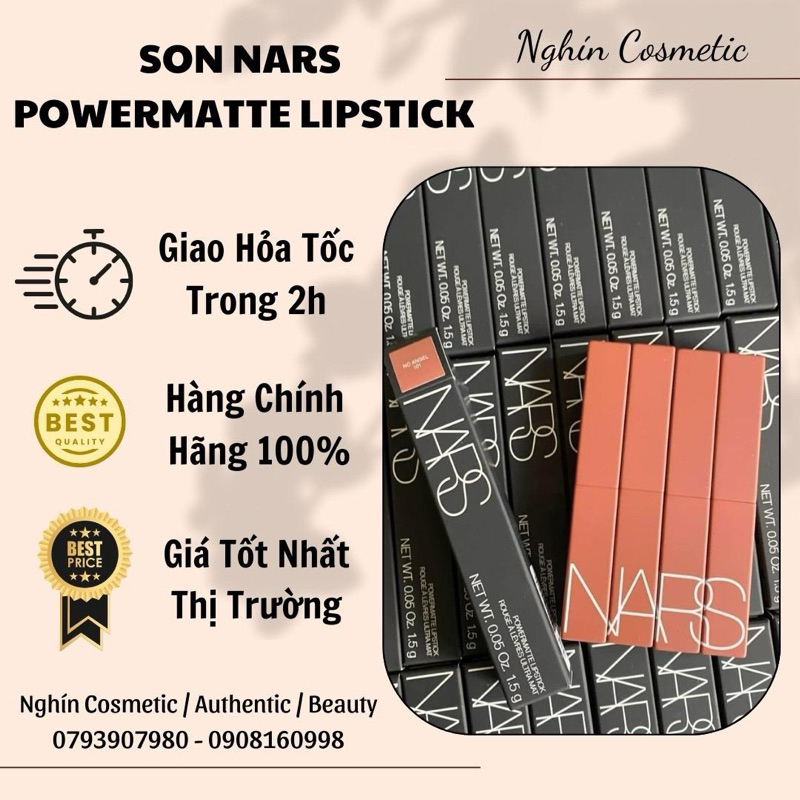 Son Nars Powermatte Lipstick CHÍNH HÃNG
