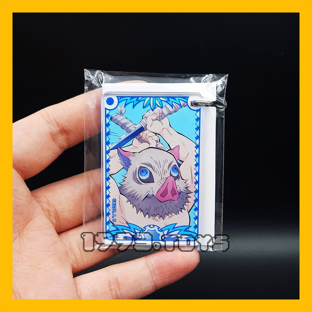 Móc khóa Kura Sushi x Kimetsu no Yaiba Acrylic Keychain - Hashibira Inosuke