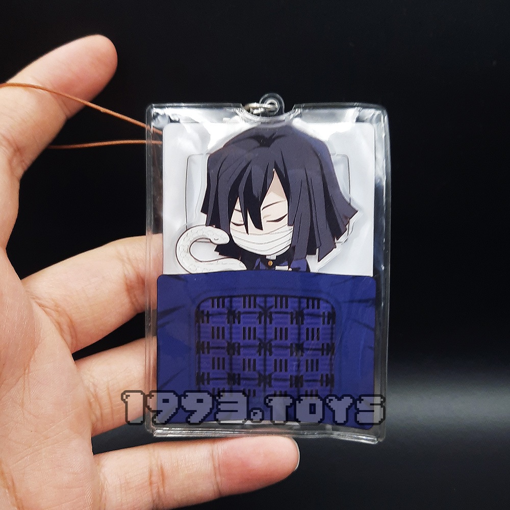 Dây treo may mắn Kimetsu no Yaiba - Sol International Oyasumi Acrylic Strap Vol 2 - Obanai Iguro