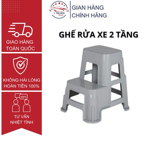  Ghế Rửa Xe 2 Tầng Chịu Lực - Tiện Lợi Đảm Bảo An Toàn Khi Rửa Xe 
