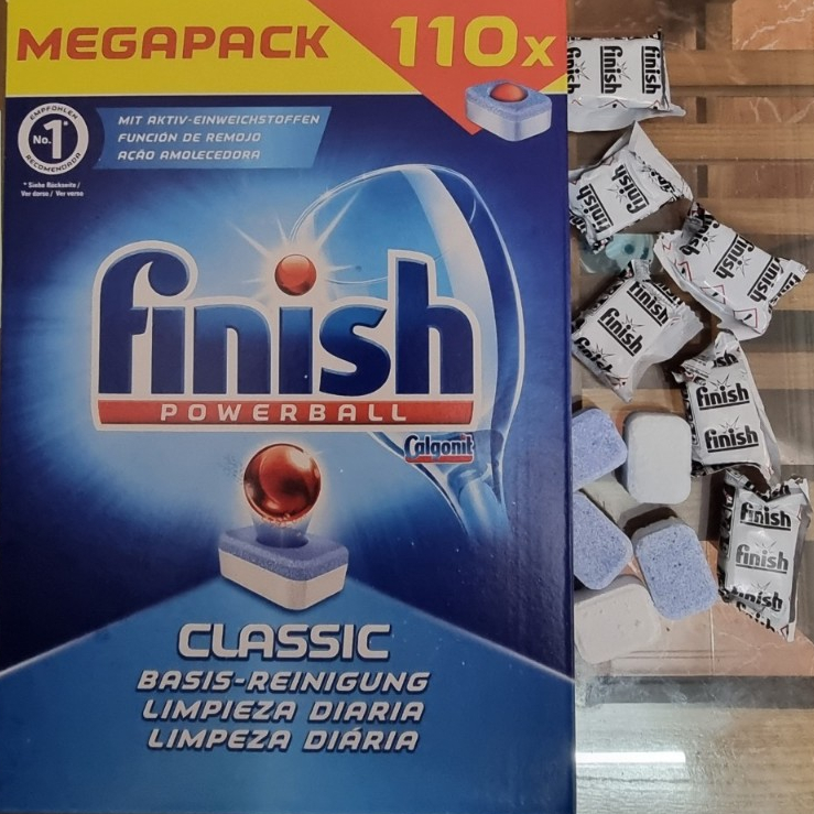 Viên rửa chén bát Finish powerball hộp 110 viên ( NK Đức )