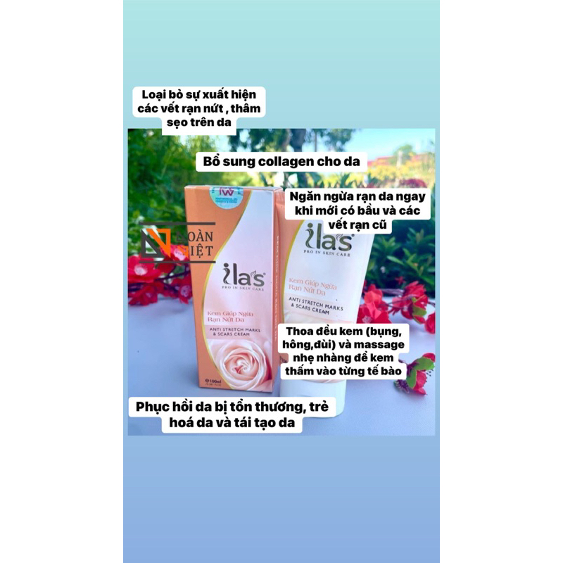kem rạn da ilas