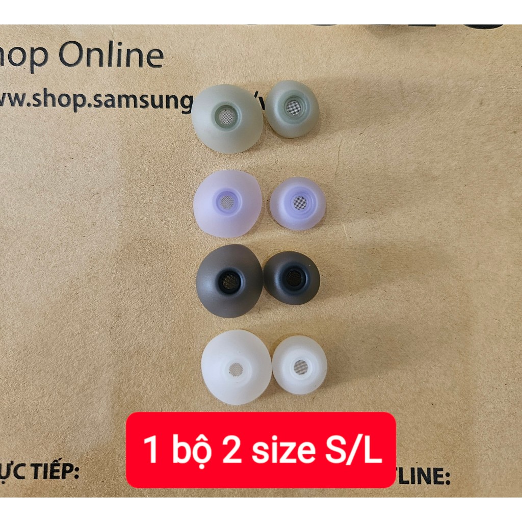 Núm Tai Nghe Samsung Buds 2-R177 Hàng New Chính Hãng Có Màng Lọc. Sẵn 2 Size.