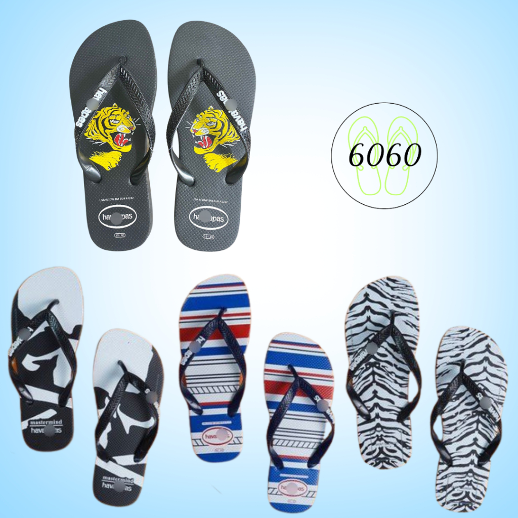 Dép Havana Nam Dép Kẹp Thái Lan Tông Lào Havanas Xỏ Ngón Đi Biển Full Box Đế Cao Su Nguyên Khối