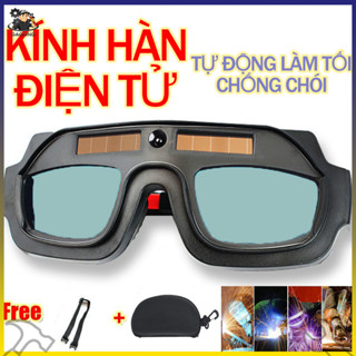 【🚚FREESHIP kính hàn điện tử tự động TX012S,tự động làm tối chống chói, kính hàn bảo vệ mắt