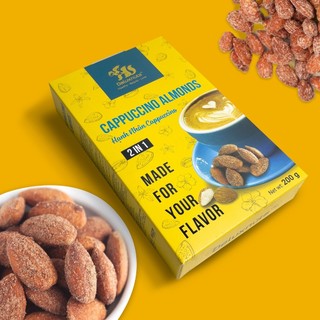 Hạnh nhân cappucino 200g deluxnuts