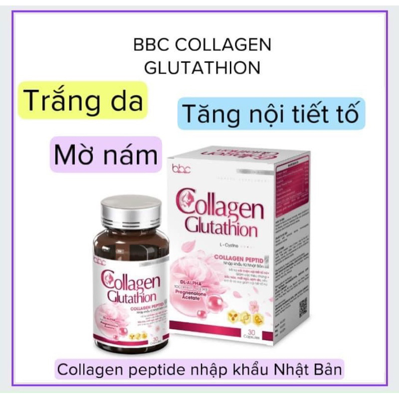 viên uống trắng da collagen BBC