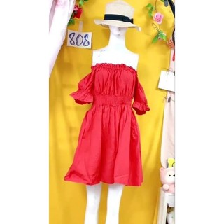 đầm trễ vai eo Thun (dưới size M+). S808
