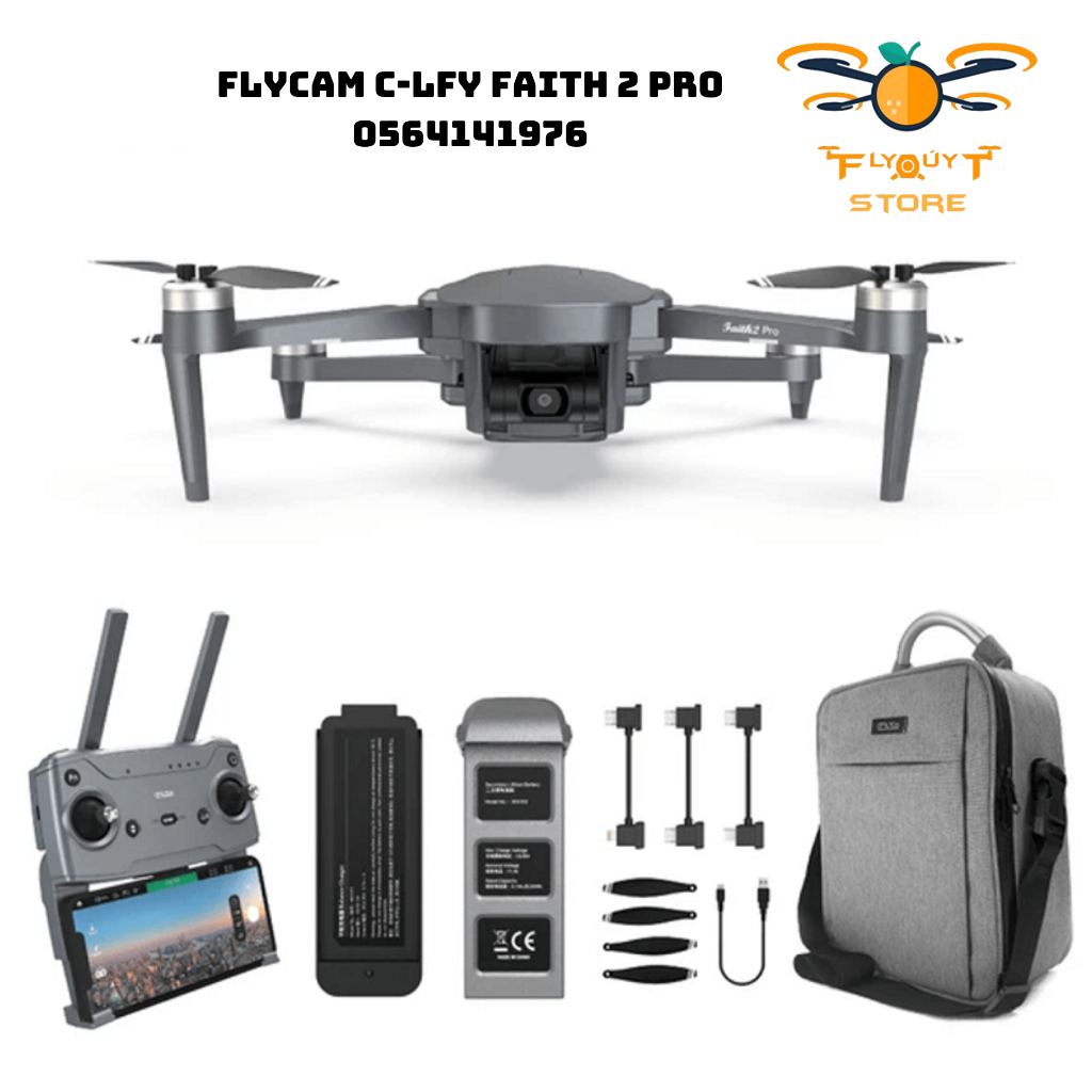 Flycam Cfly Faith 2 Pro 2023 - Camera 4K - 32 phút