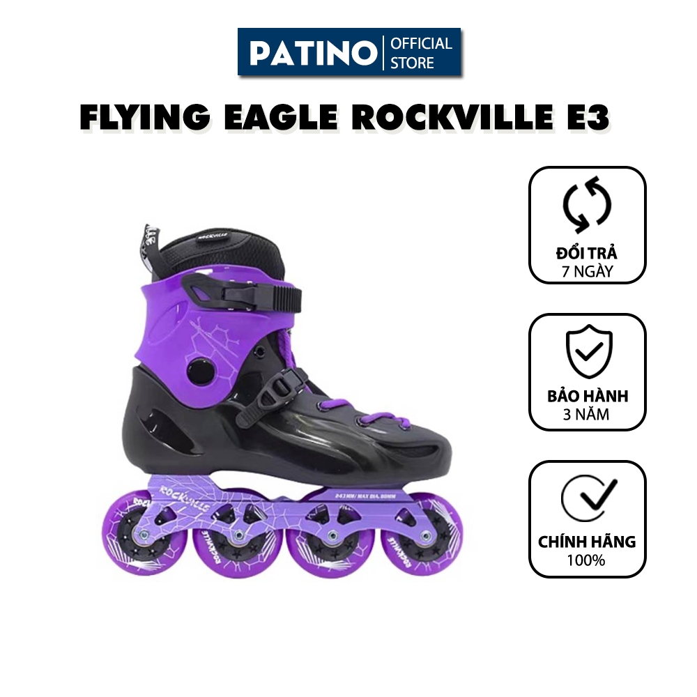 Giày patin người lớn Flying eagle rockville E3 2 màu với giao diện ấn tượng, chất liệu dày dặn, thoải mái khi đeo