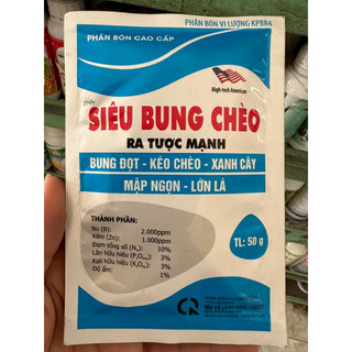 Siêu bung chèo gói 50g ra tược nhanh, bung đọt-kéo chèo-xanh lá- mập ngọn- lớn lá