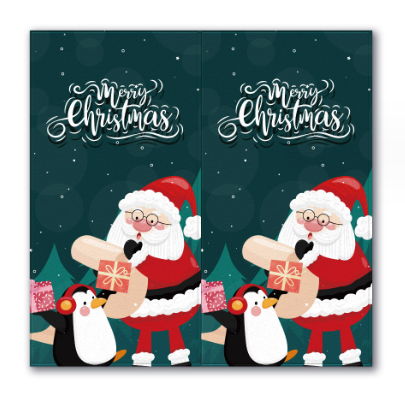Merry Christmas!!! set 50 tem chủ đề Giáng Sinh dán hộp carton, tem niêm phong Hy Hy Store