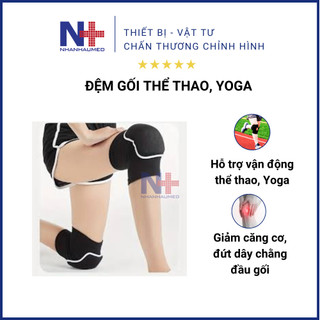Đệm bảo vệ đầu gối chân cao cấp, đệm bảo vệ đầu gối tập yoga, bó gối bảo vệ đầu gối, bó gối thể thao đá bóng tập gym