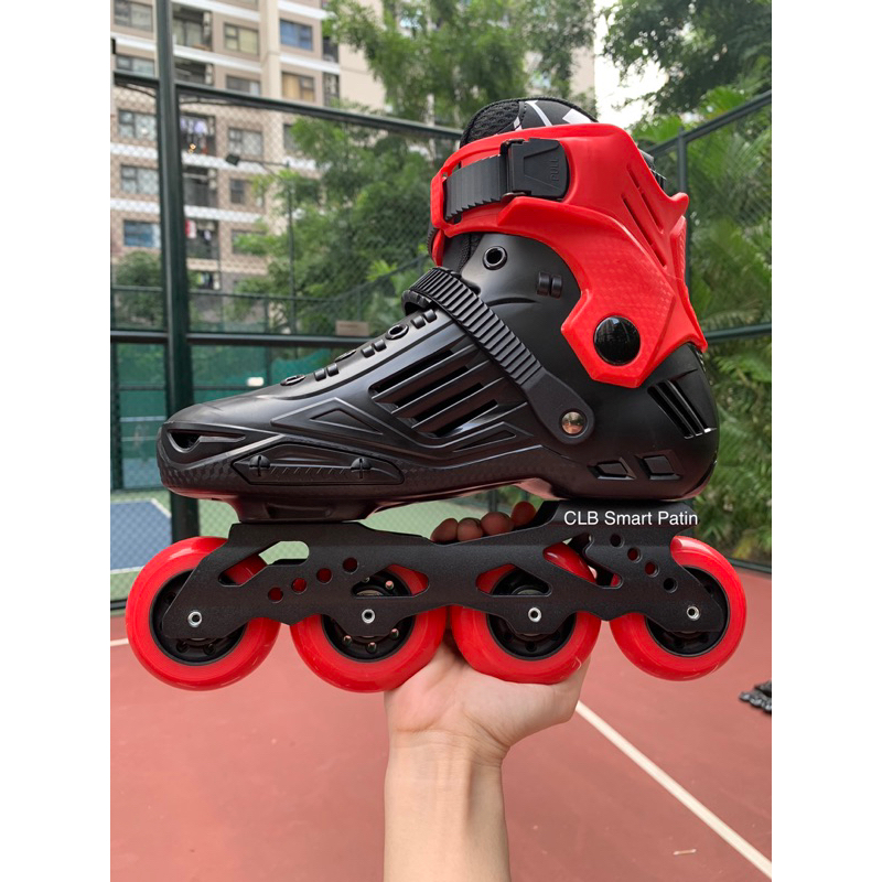 Giày patin người lớn cao cấp LS-6 frame hợp kim, bánh cao su