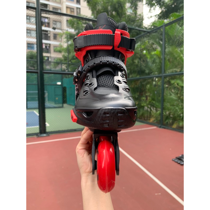 Giày patin người lớn cao cấp LS-6 frame hợp kim, bánh cao su