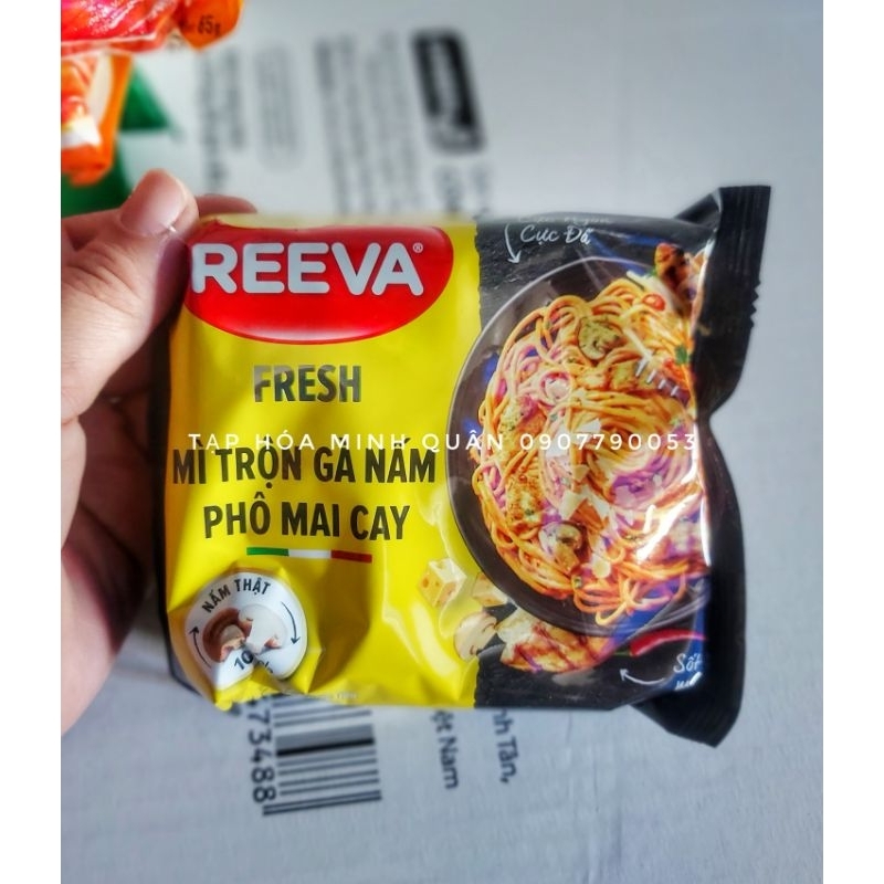 MÌ REEVA MÌ TRỘN GÀ NẤM PHÔ MAI CAY