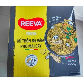 Mì reeva mì trộn gà nấm phô mai cay