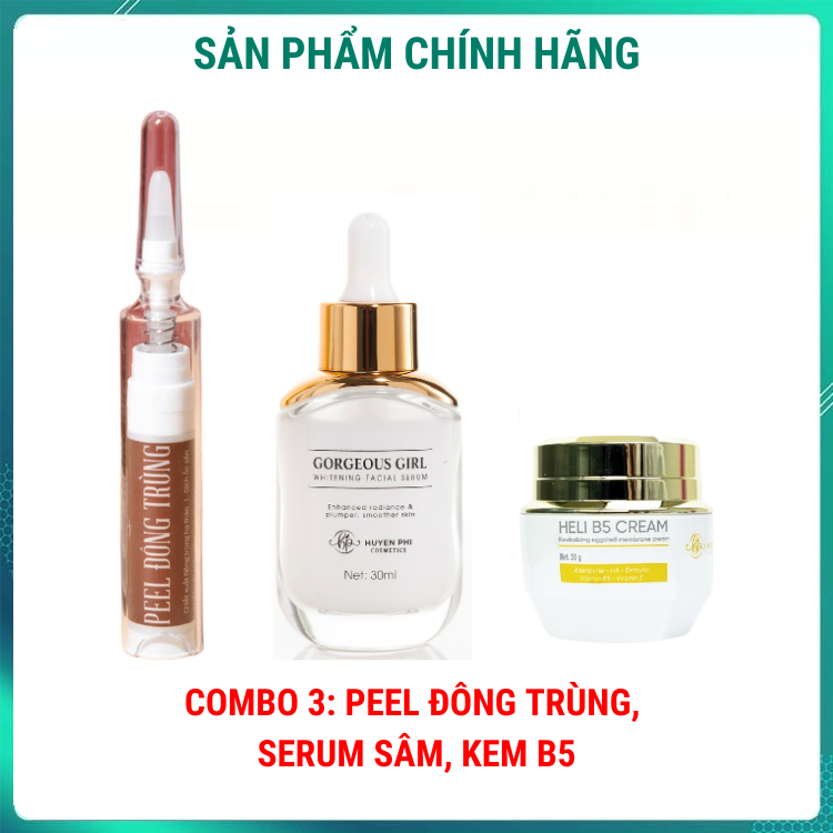 Combo peel da đông trùng Huyền Phi