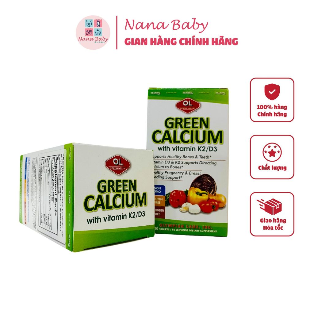GREEN CALCIUM - BỔ SUNG CANXI HỮU CƠ CHO CƠ THỂ