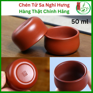 Chéntử sa nghi hưng 50ml nguyên khoáng đại hồng bào, hàng chính hãng, ly tử sa nghi hưng cao cấp