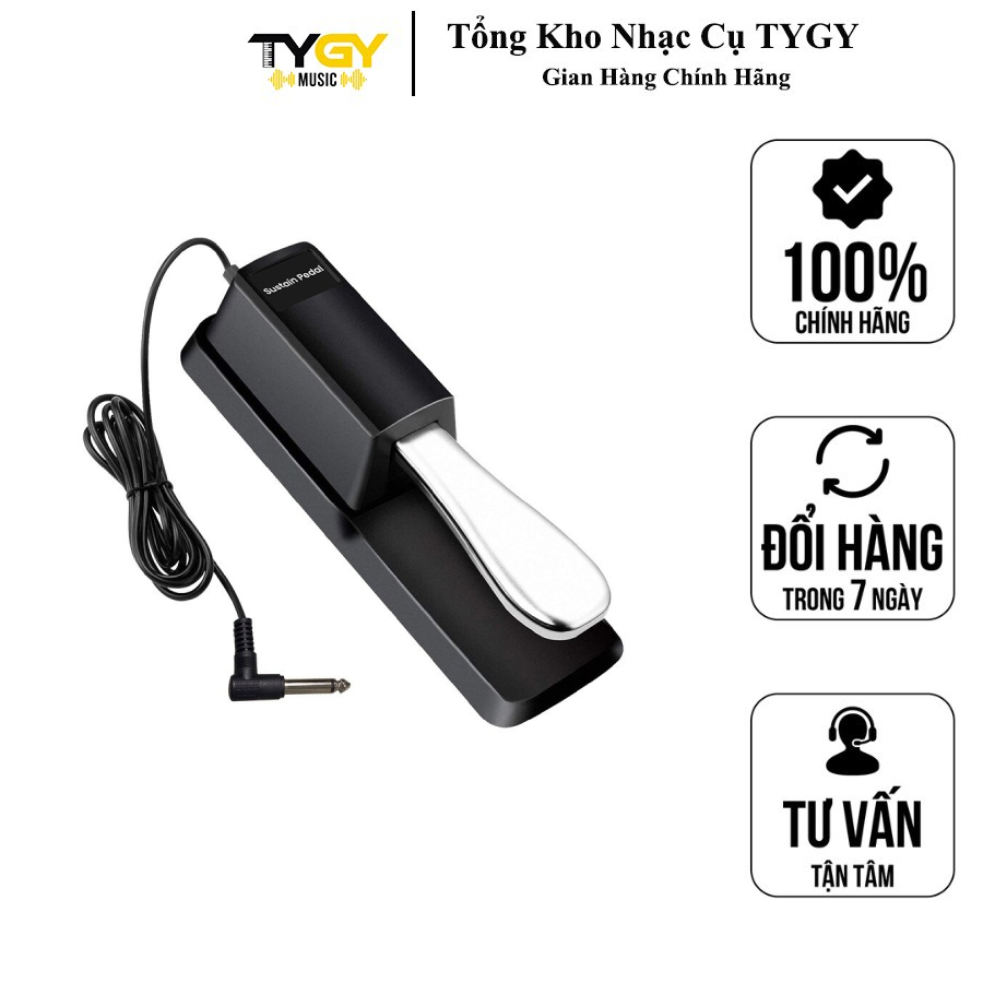 Chân Đạp Pedal Sustain TYGYMusic _Cho Đàn Piano Electric Keyboards, Đàn Organ Trống Điện Guitar