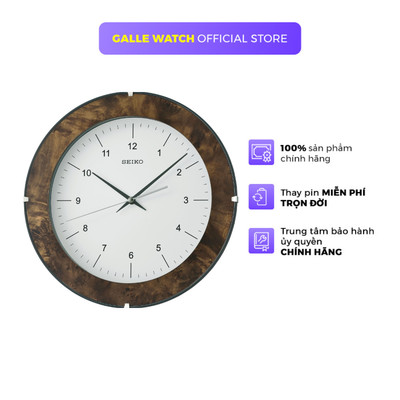 Đồng hồ treo tường SEIKO QXA738AN thiết kế tối giản, thanh lịch, phù hợp với mọi không gian sống, chính hãng Nhật Bản
