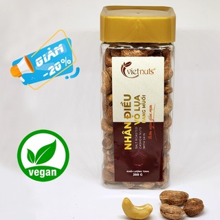 Hạt điều vỏ lụa Vietnuts hộp 250g - giòn, béo thơm tự nhiên